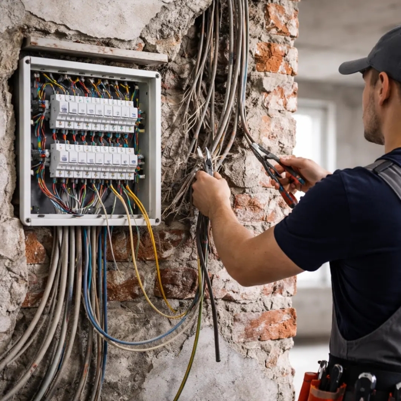 Elektrik Tesisatı Yenileme (Eski Tesisat Değişimi)