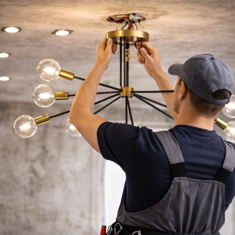 Aydınlatma Sistemleri Kurulumu (LED, Spot, Avize Vb.)